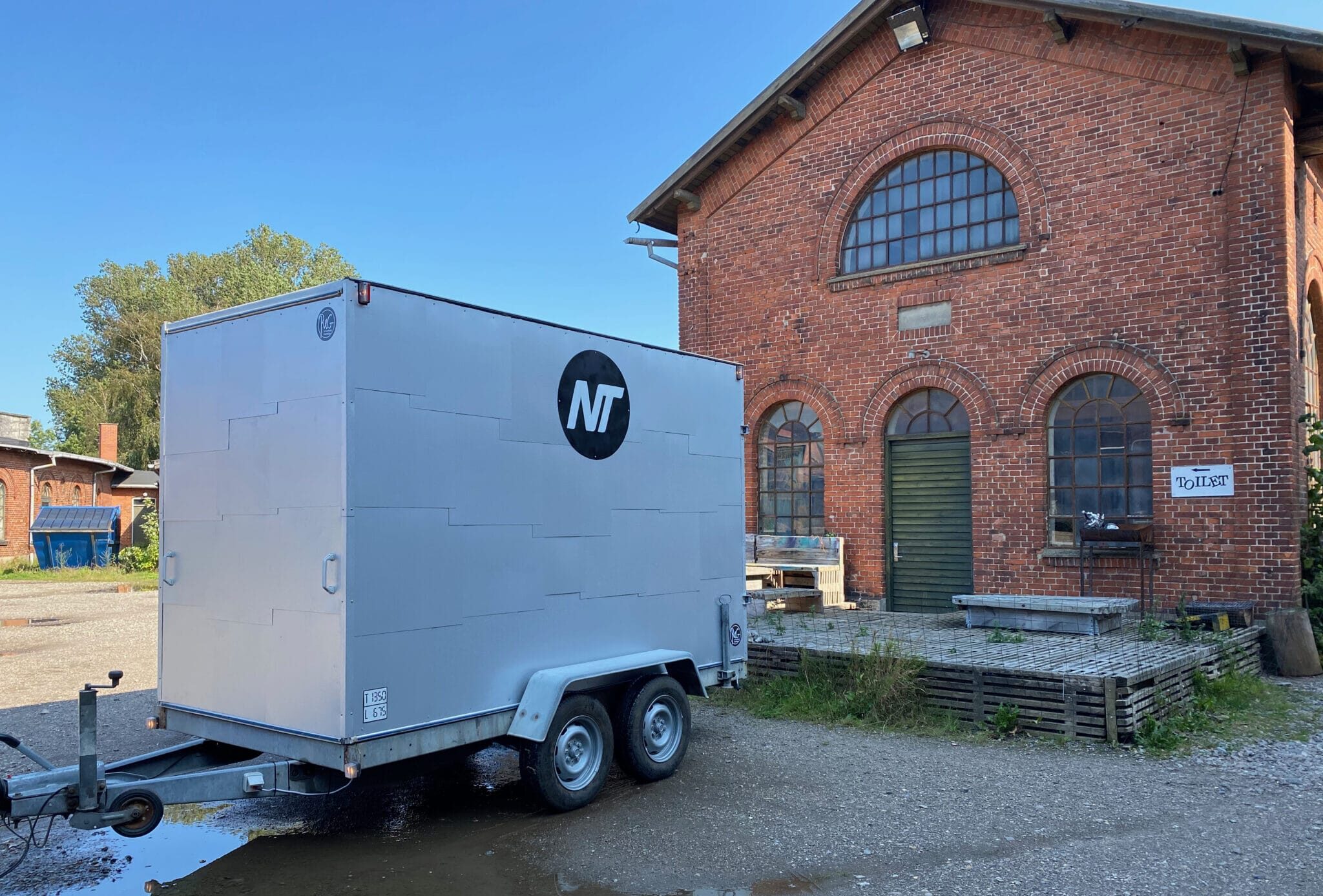 Råt&Godt har omdannet en trailer til servicevogn for NT.